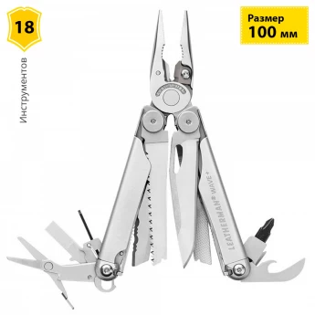 Мультитул LEATHERMAN WAVE PLUS 832524 с нейлоновым чехлом